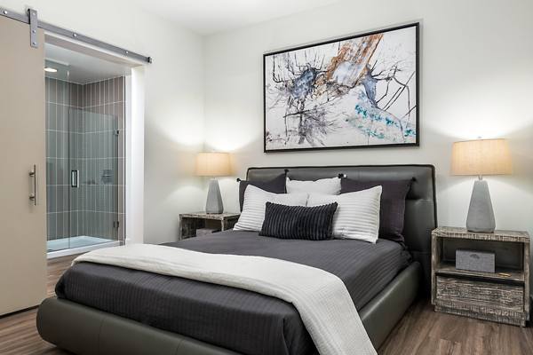 bedroom at Adeline Apartments