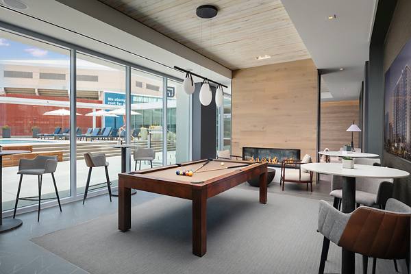 game room at Adeline Apartments