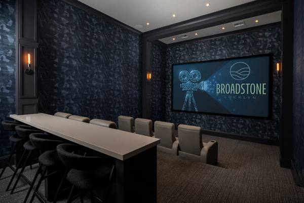theater at Broadstone Locklyn Apartments