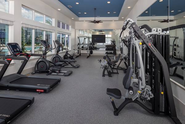 fitness center at Prose Steven's Pointe Apartments