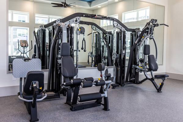 fitness center at Prose Steven's Pointe Apartments