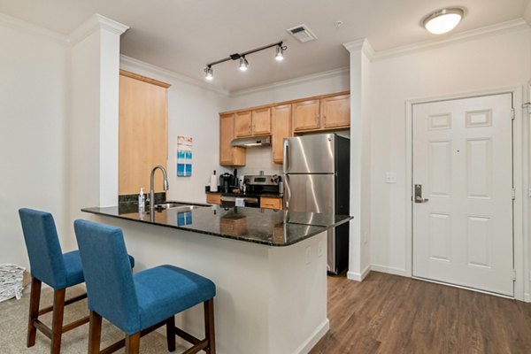kitchen at Diamond Oaks Village Apartments