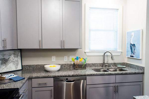 kitchen at The Reserve at Crowfield Apartments