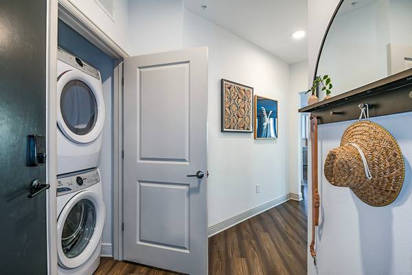 laundry room at Avere Southside Quarter Apartments