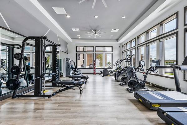 fitness center at Prose Frontier Apartments
