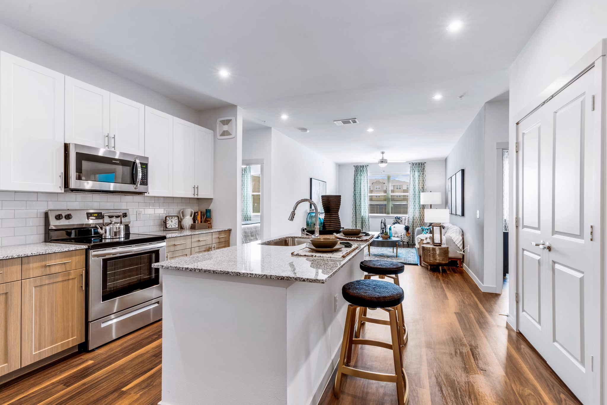 kitchen at Prose Frontier Apartments