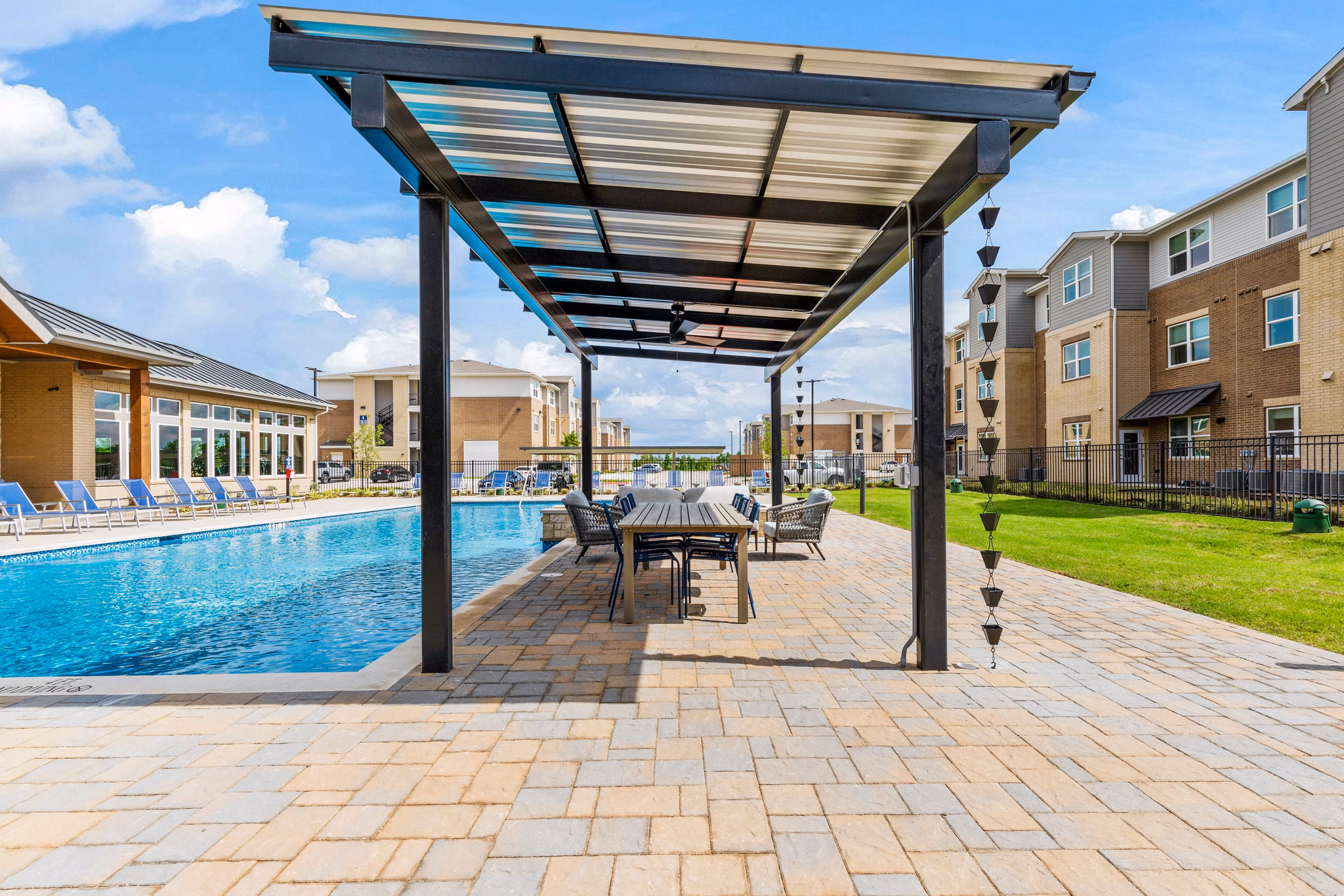pool patio at Prose Frontier Apartments