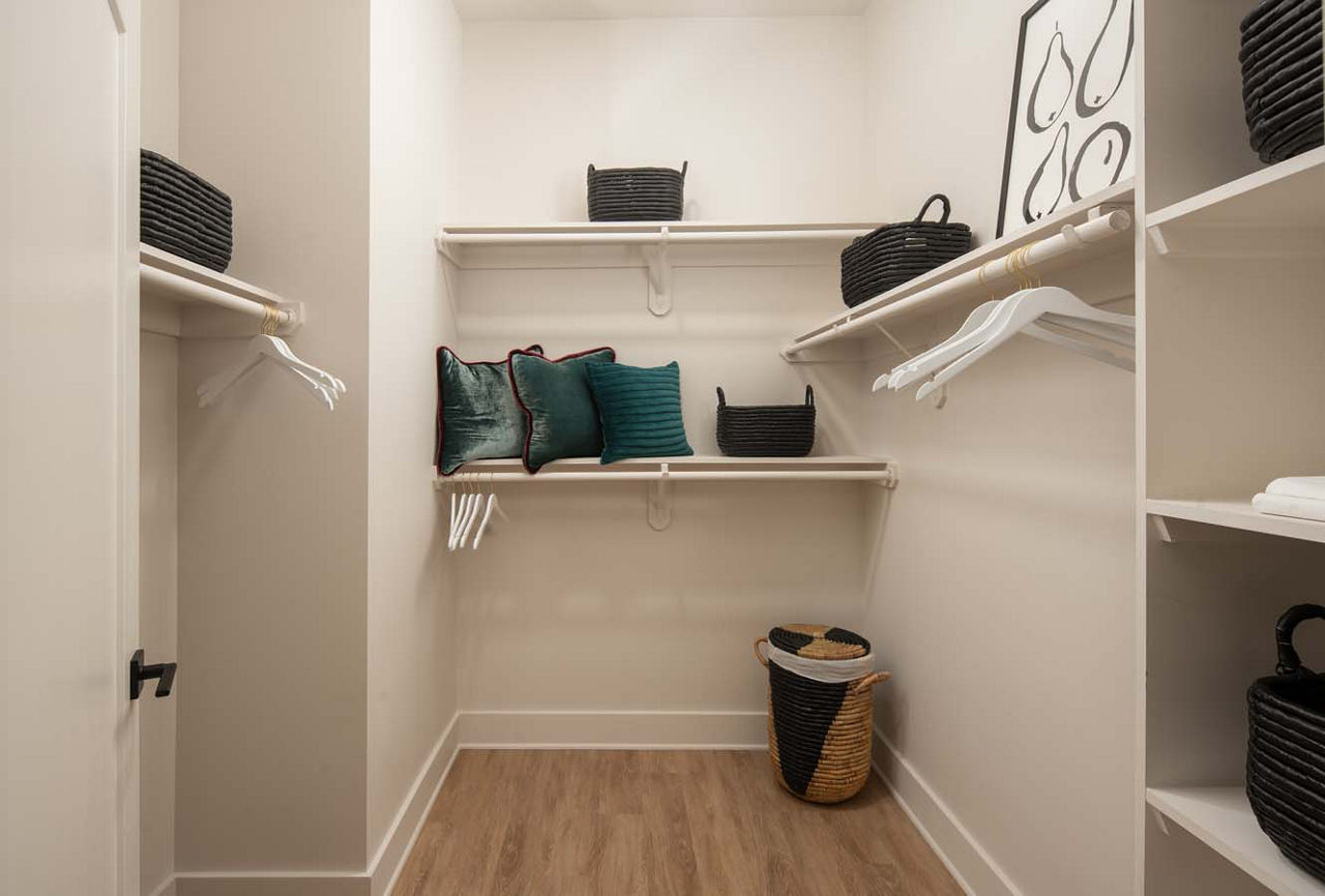 closet at Novel Midtown Tampa Apartments