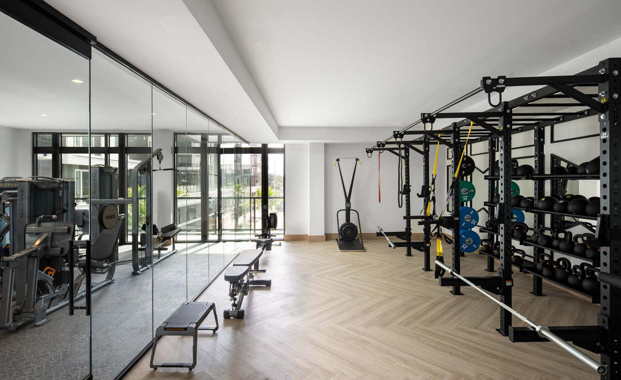 Gym at Novel Midtown Tampa (1 of 3)