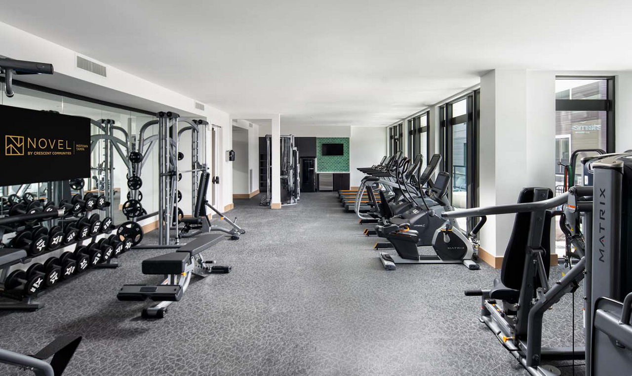 Gym at Novel Midtown Tampa (2 of 3)