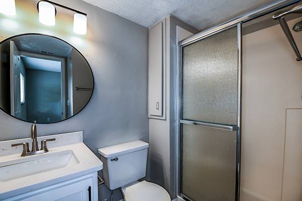 bathroom at The Vinyards Apartments