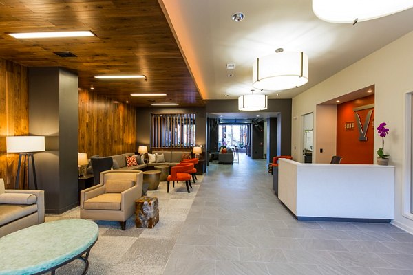clubhouse/lobby at 42 Magnolia + 5000 Forest Apartments