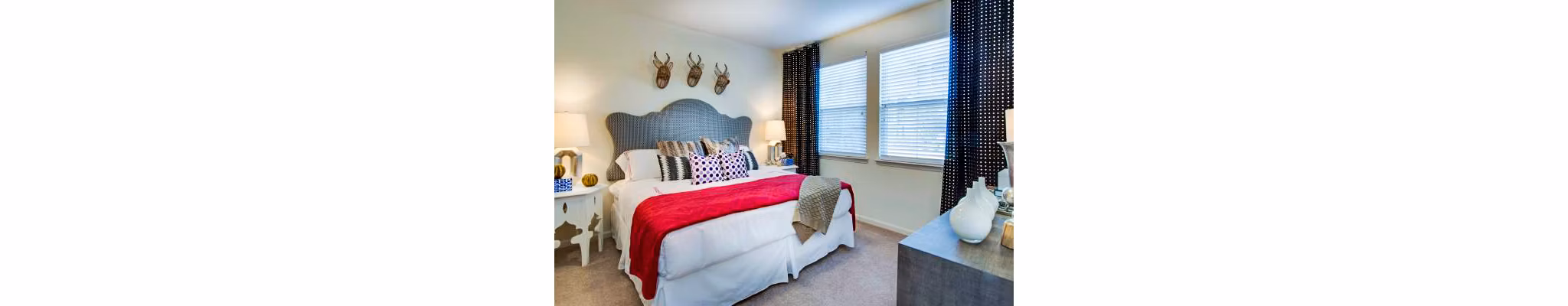 Bedroom featuring modern design and cozy decor at Tapestry at Lake Park Apartments