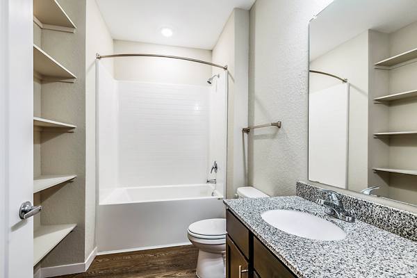 bathroom at Parkside at Avalon Park Apartments