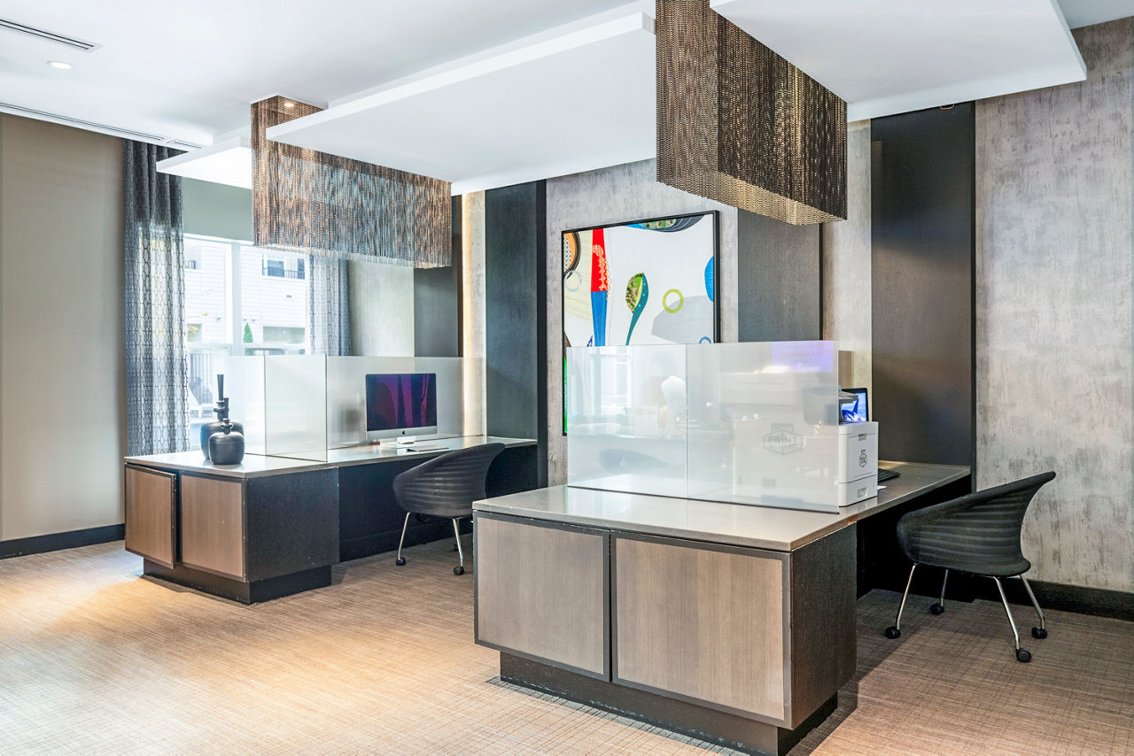 Work space at Esplanade At National Harbor