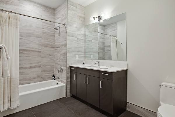 bathroom at Motif Apartments