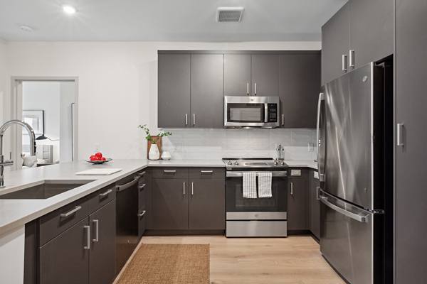 kitchen at Motif Apartments