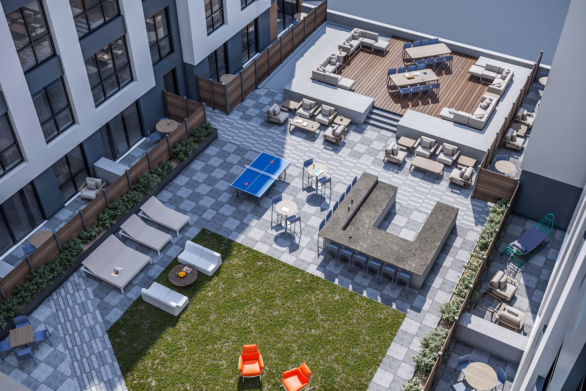 rendering at Motif Apartments