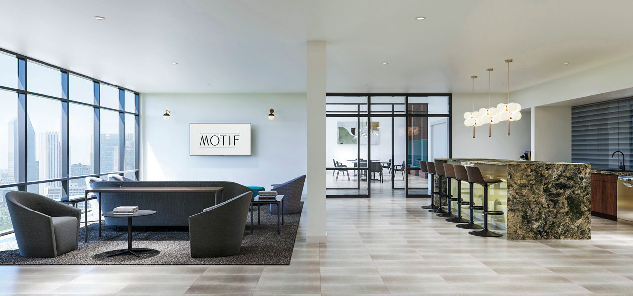rendering at Motif Apartments