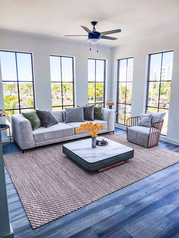 living room at Marea Apartments