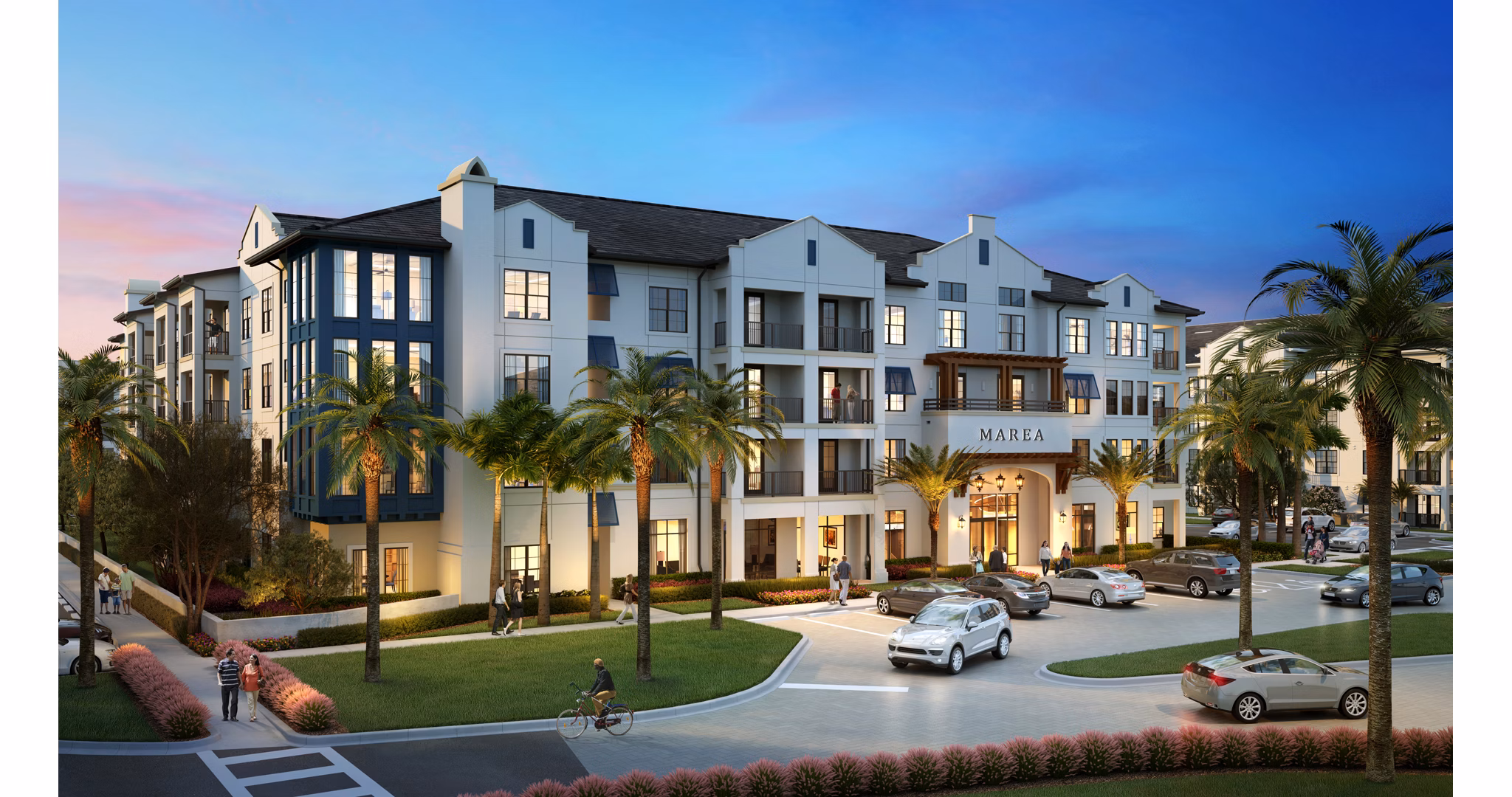 rendering at Marea Apartments