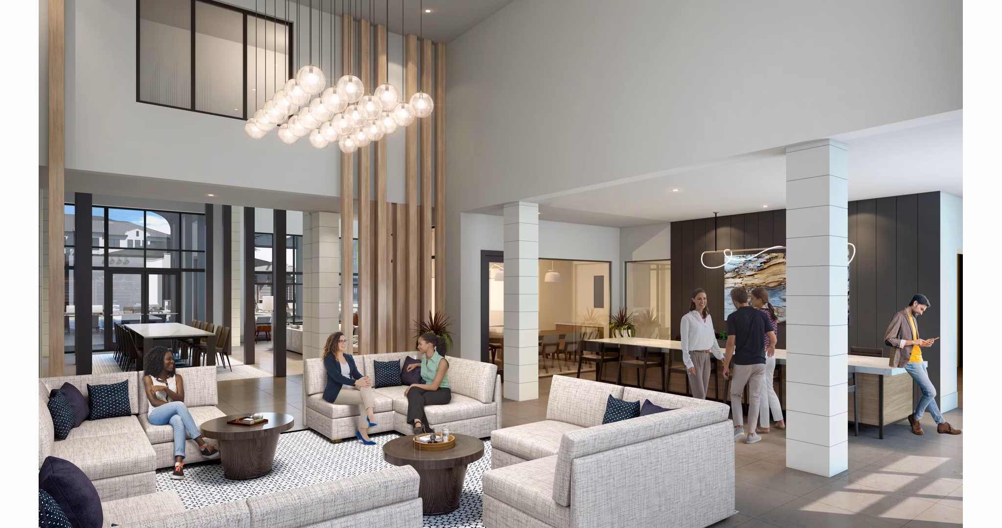 rendering at Marea Apartments