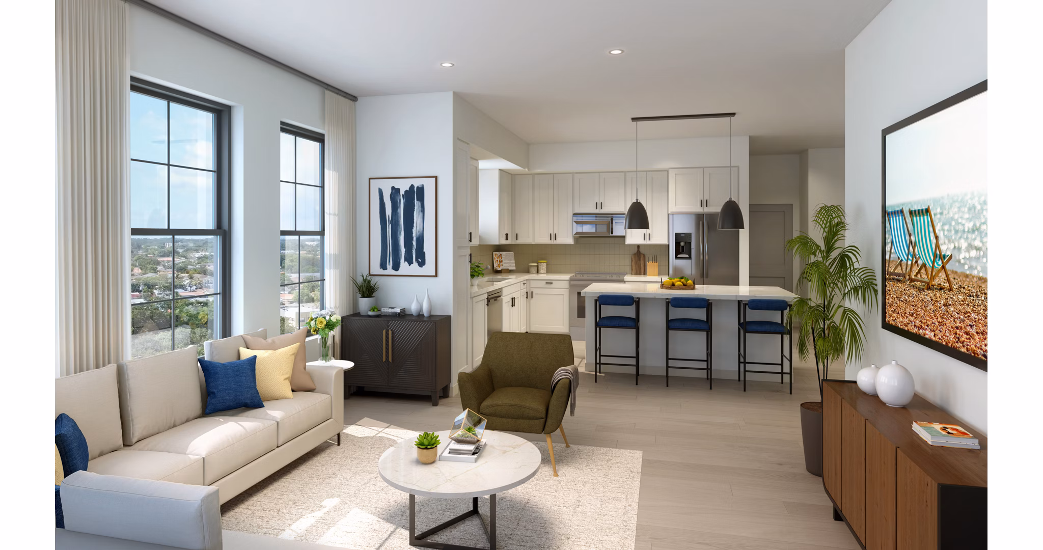 rendering at Marea Apartments