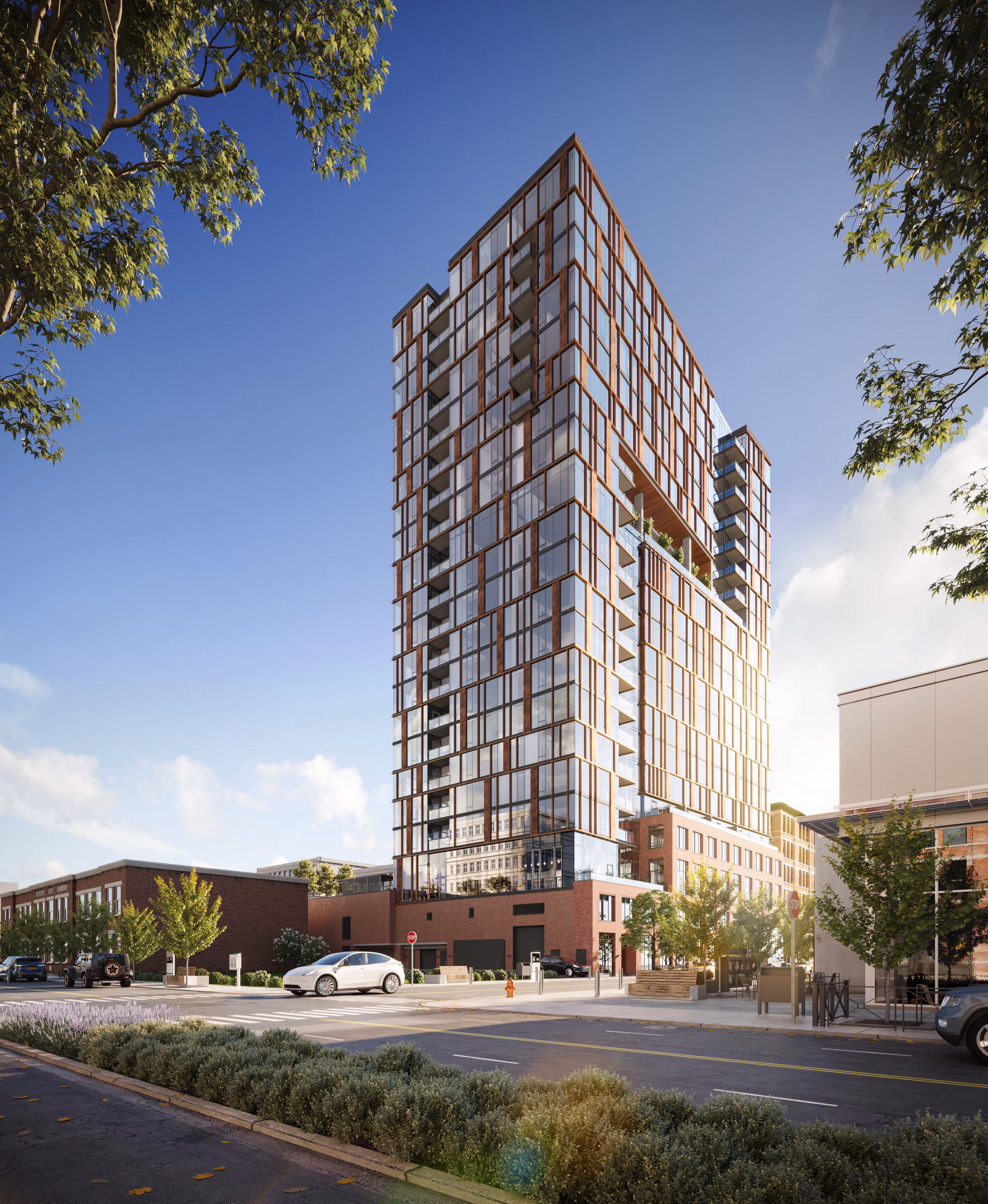 exterior at One Six Six Apartments