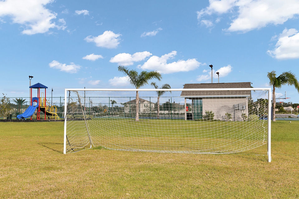 â€œOutdoor sport court facilities at Summerwell Avian Pointe Apartmentsâ€