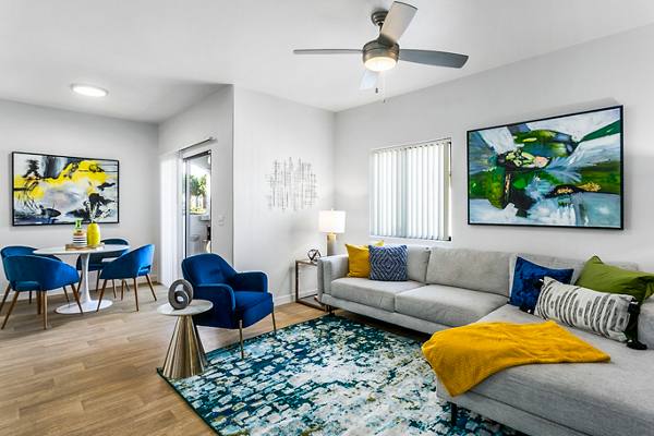 living room at Morada Rise Apartments