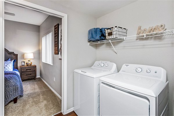 laundry room at Morada Rise Apartments