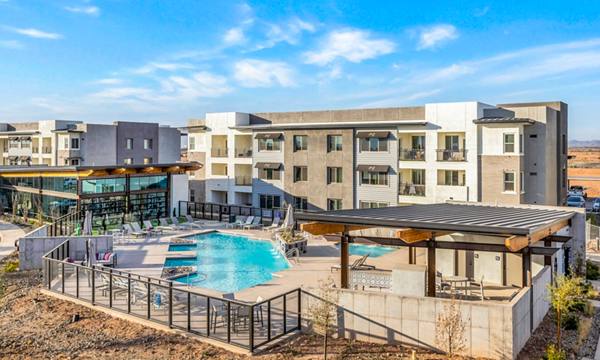 pool at The Premiere at Eastmark Apartments