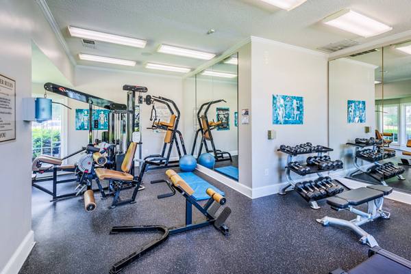 fitness center at Providence Park Apartments
