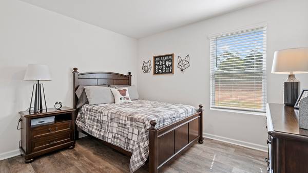 bedroom at The Grove at Village Oaks Apartments