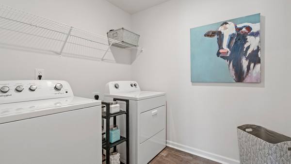 laundry room at The Grove at Village Oaks Apartments