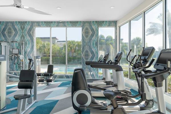 fitness center at Lakeside Villas Apartments