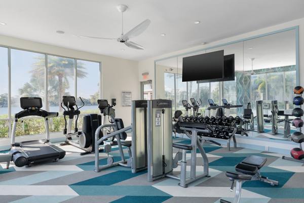 fitness center at Lakeside Villas Apartments