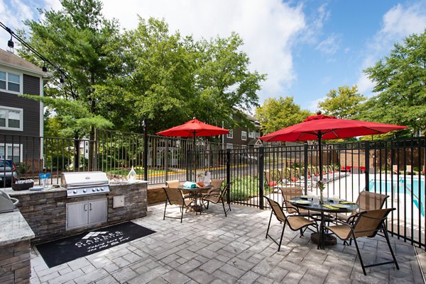grill area at Avana Red Run Apartments