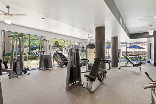 fitness center at Tribeca Apartments