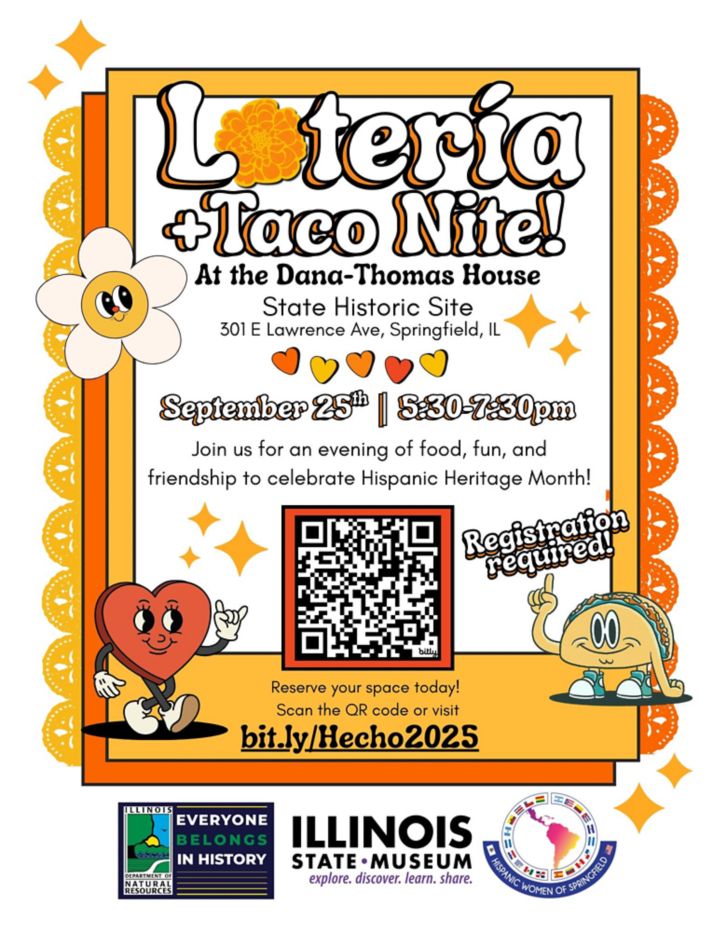 Loteria and Taco Nite at the Dana Thomas House