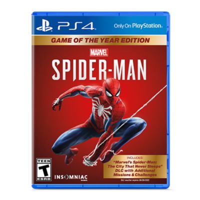 PS4 Spider-Man: Game of the Year Edition box art