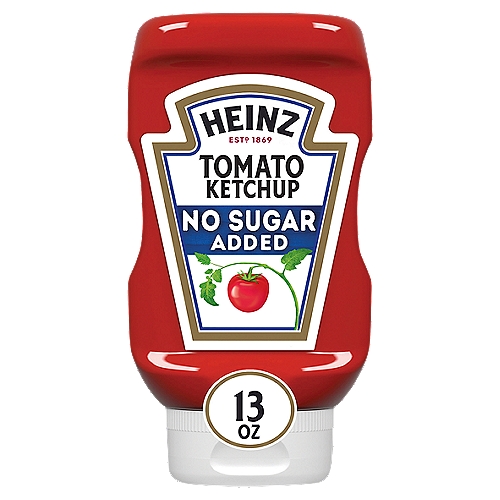 Get the fantastic taste of Heinz ketchup without all of the sugar with Heinz Tomato Ketchup Reduced Sugar, 13 fl oz.