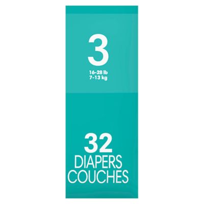 Pampers Baby-Dry Diapers, Size 3, 16-28 lb, 32 count