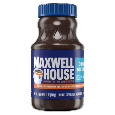 Maxwell House Original Roast Medium Instant Coffee, 12 oz