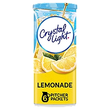 Crystal Light Lemonade Naturally Flavored Powdered, Drink Mix, 3.2 Ounce