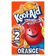 Kool-Aid Orange Unsweetened Drink Mix, 0.15 oz, 0.15 Ounce