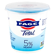 Fage Total 5% Milkfat All Natural Whole Milk, Greek Strained Yogurt, 32 Ounce