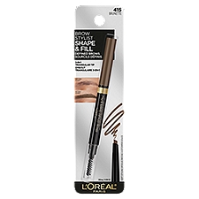 L'Oréal Paris Brow Stylist Shape & Fill Mechanical Pencil, Brunette 415 Triangular Tip, 0.01 Ounce