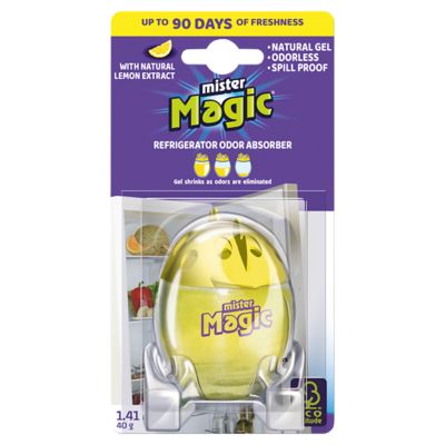 Mister Magic Refrigerator Odor Absorber with Natural Lemon Extract, 1.